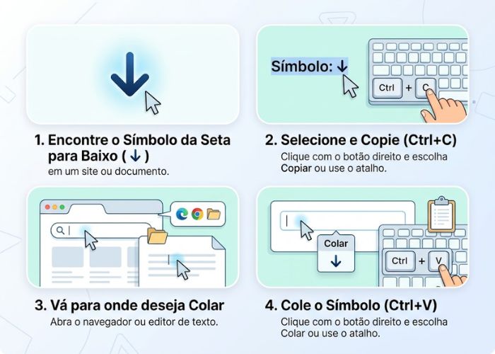 Símbolos de Seta